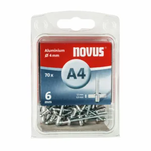 NOVUS alu-nit A4x6 mm 70 st
