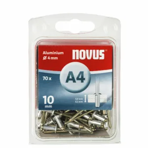 NOVUS alu-nit A4x10 mm 70 st