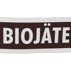 Jäteastian tarra Biojäte
