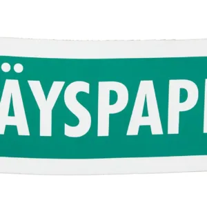 Jäteastian tarra Keräyspaperi