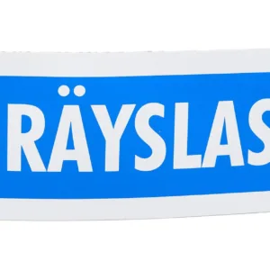 Jäteastian tarra Lasi