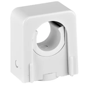 Falu-hållare 16/20mm alpex/cu Minisnap vit