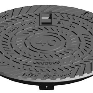 Cast-iron frame 500 GJS, lockable