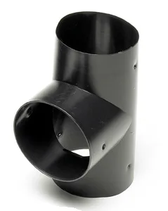 100/100 drainage pipe T-fitting