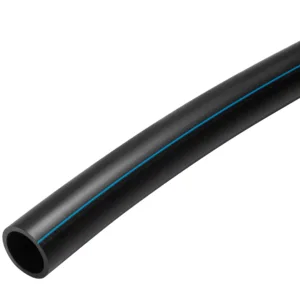 Pressure pipe PE100 110x6,6/100m SDR17 blue stripe
