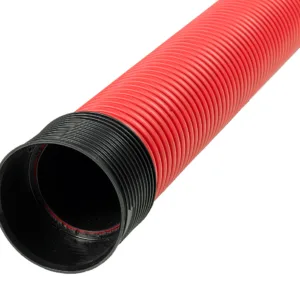 TEL B cable protection pipe 110mm x 6m SN8 red