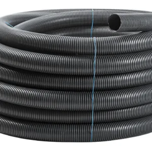 Rainwater pipe 100/90 mm x 50m, black