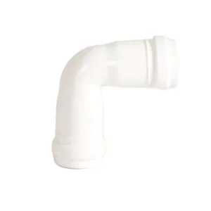 32-88,5+ white HT pipe bend, double socket