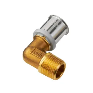 "Roth Ext thread trans elbow 16mm x3/8"""
