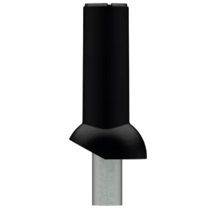MX-ventilation pipe, insulated 110, black