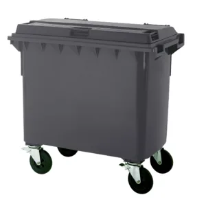 Waste container 660 liters, grey