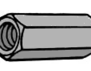 Extension sleeve M10 galvanized