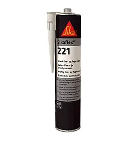 Sikaflex -221 musta 300 ml