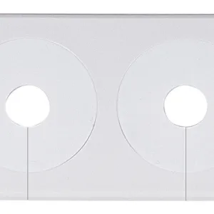 Falu peitelevy 2-os avautuva 12-16mm 40c-c valk