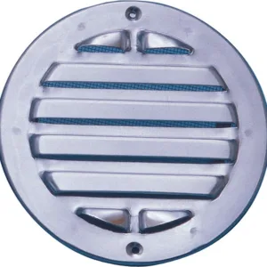 US-SV 100-125 vit ytterväggsgaller