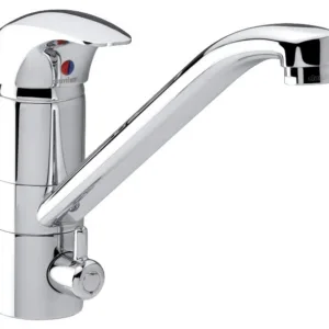 Damixa Core Kitchen Mixer, Dishwasher Valve, Chrom